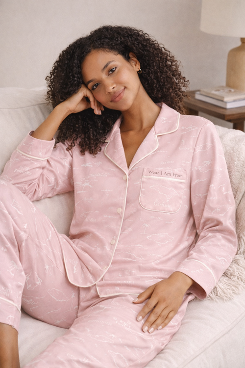 Pink Blush (Powder Pink and White)
